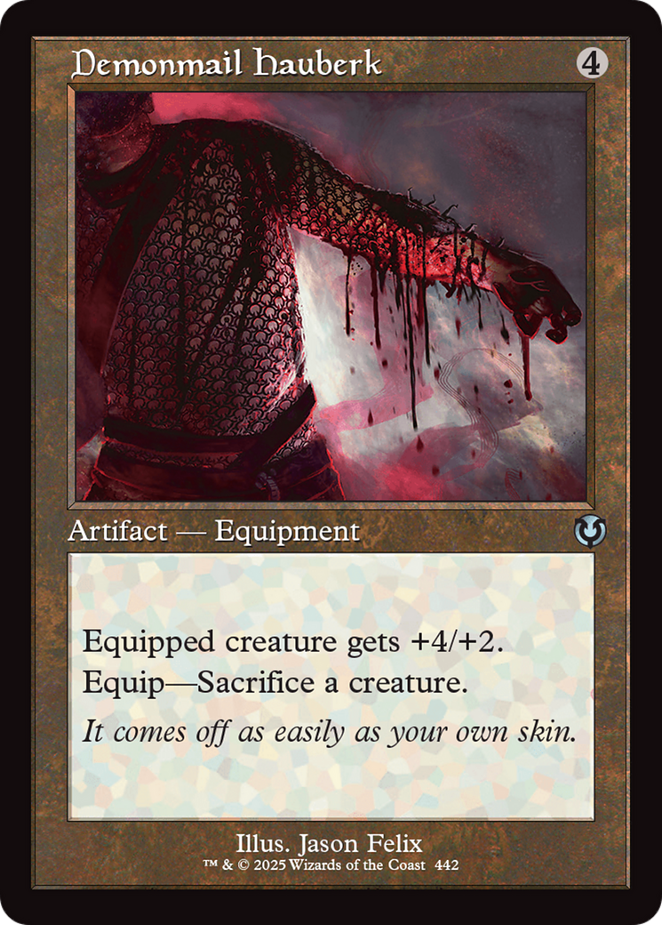 Demonmail Hauberk (Retro Frame) [Innistrad Remastered] | Good Games Adelaide SA
