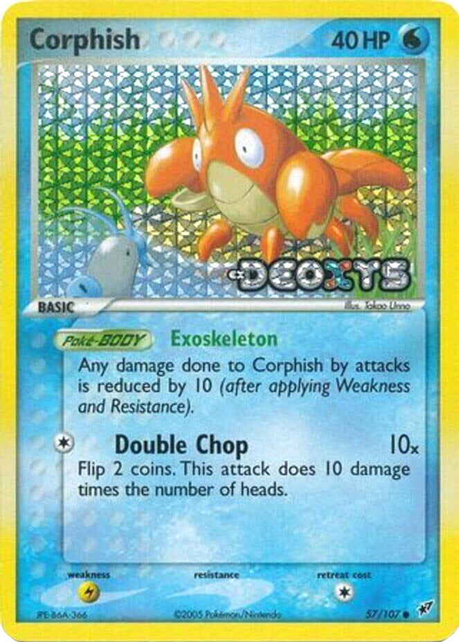 Corphish (57/107) (Stamped) [EX: Deoxys] | Good Games Adelaide SA