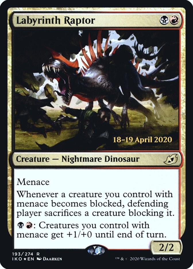 Labyrinth Raptor 193 (Prerelease Cards)  - Foil | Good Games Adelaide SA