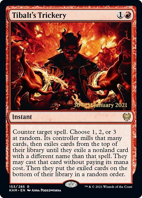 Tibalts Trickery 153 (Prerelease Cards)  - Foil | Good Games Adelaide SA