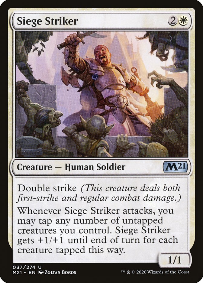Siege Striker 37 (Core Set 2021)  | Good Games Adelaide SA