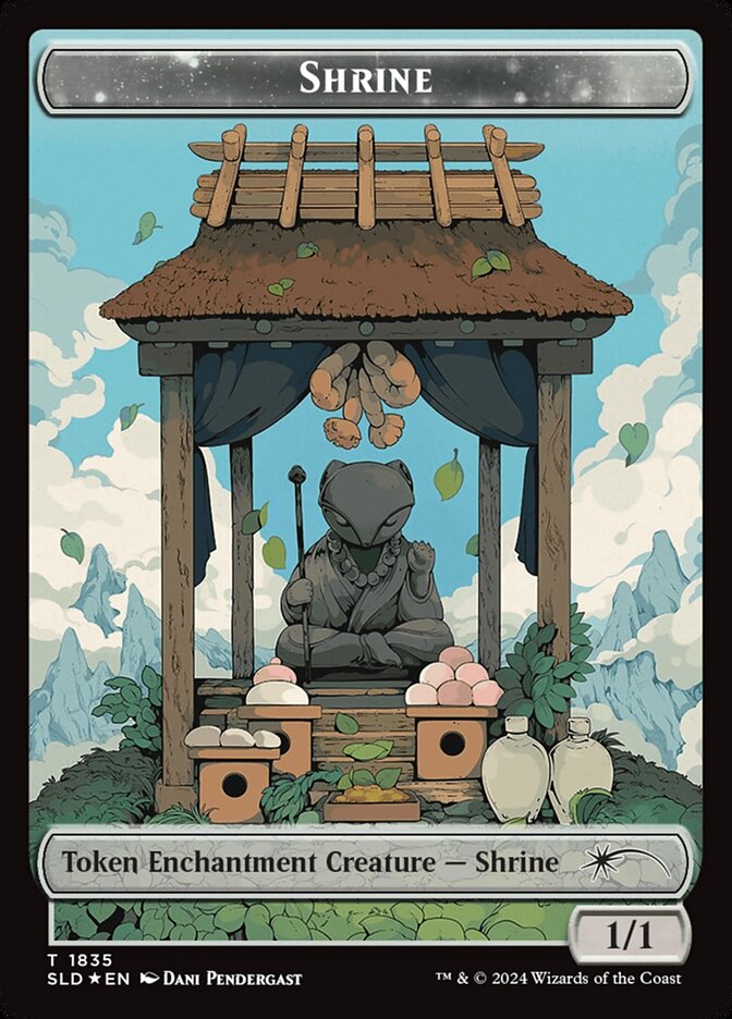Shrine Token Rainbow Foil 1835 (Secret Lair Drop Series)  - Foil | Good Games Adelaide SA