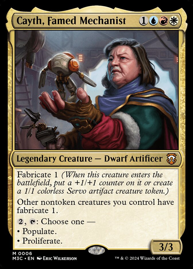 Cayth, Famed Mechanist 6 (Commander: Modern Horizons 3)  - Foil | Good Games Adelaide SA