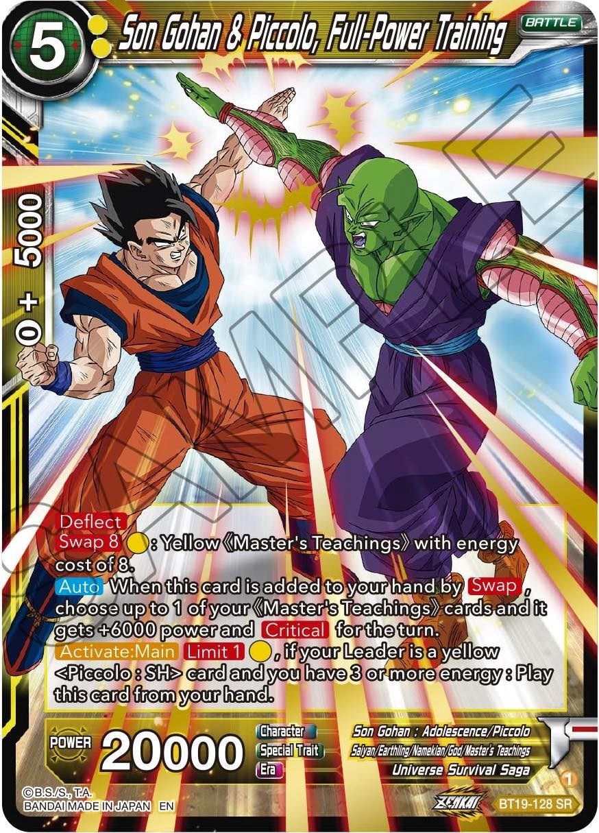 Son Gohan & Piccolo, Full-Power Training (BT19-128) [Fighter's Ambition] | Good Games Adelaide SA