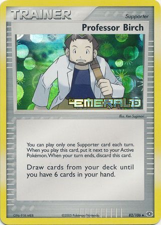 Professor Birch (82/106) (Stamped) [EX: Emerald] | Good Games Adelaide SA