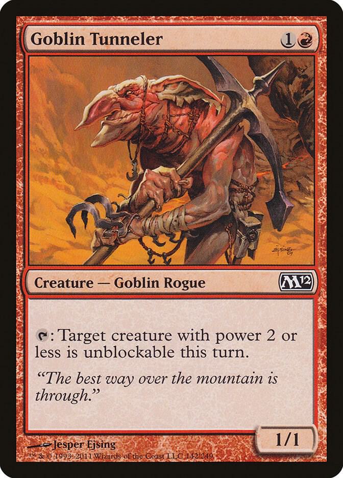 Goblin Tunneler 142 (Magic 2012 (M12))  - Foil | Good Games Adelaide SA