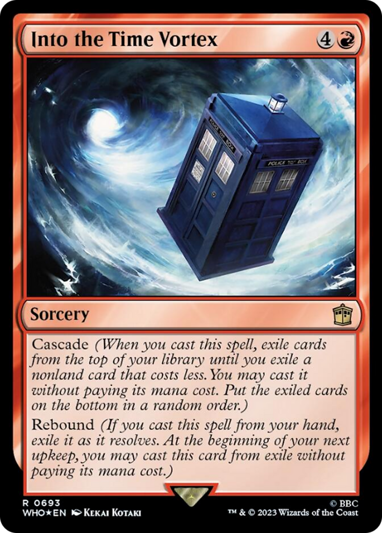 Into the Time Vortex (Surge Foil) [Doctor Who] | Good Games Adelaide SA