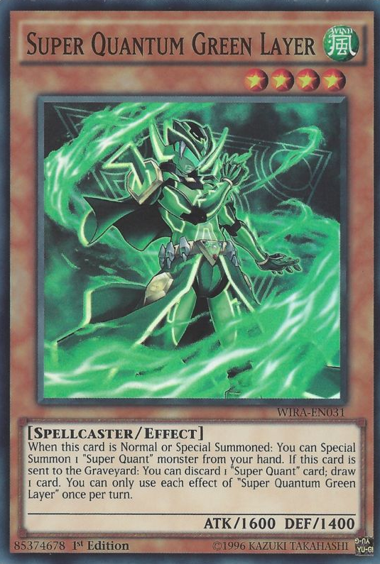 Super Quantum Green Layer [WIRA-EN031] Super Rare | Good Games Adelaide SA