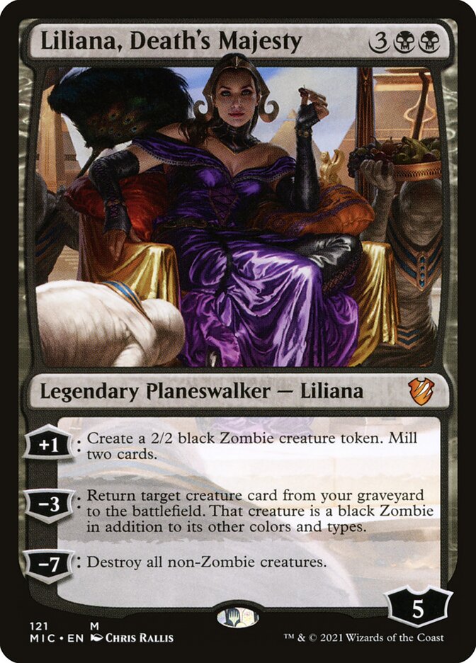 Liliana, Death's Majesty 121 (Commander: Innistrad: Midnight Hunt)  | Good Games Adelaide SA