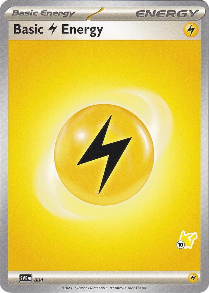 Basic Lightning Energy Pikachu 10 004 (Battle Academy 2024)  | Good Games Adelaide SA