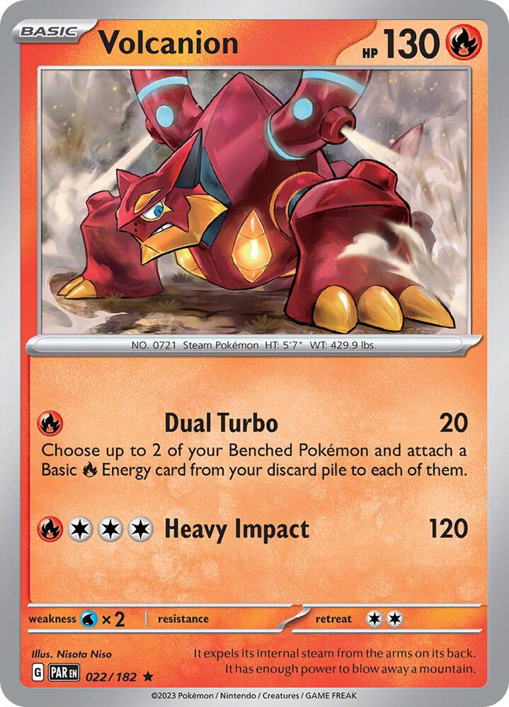 Volcanion 022/182 (SV04: Paradox Rift)  - Holofoil | Good Games Adelaide SA