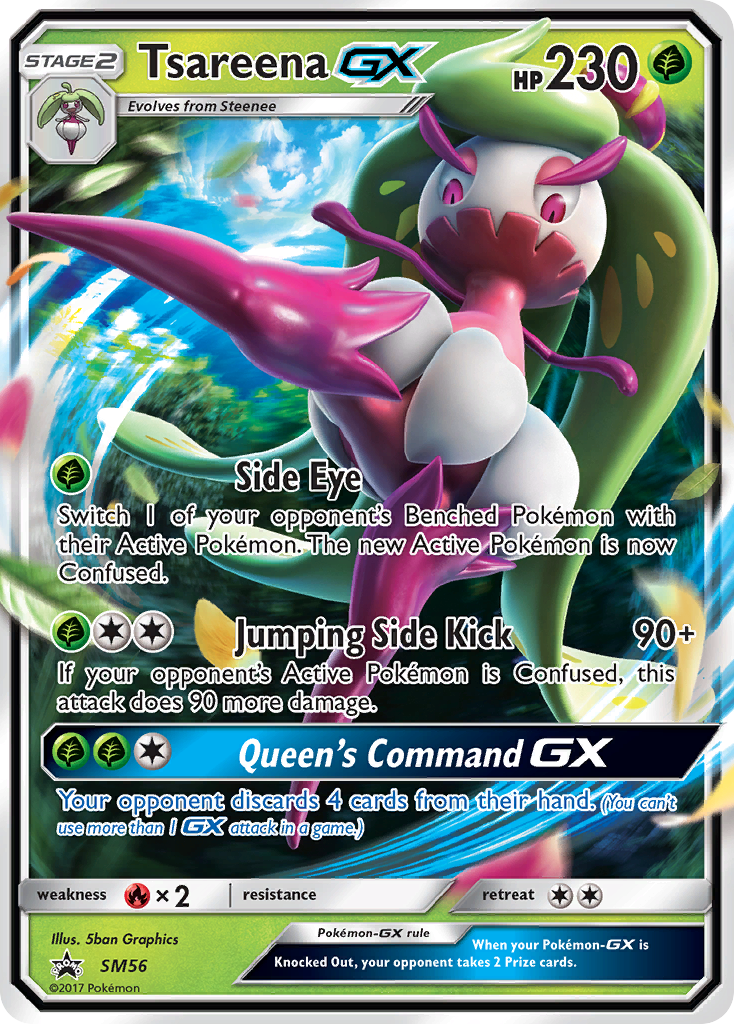 Tsareena GX (SM56) [Sun & Moon: Black Star Promos] | Good Games Adelaide SA