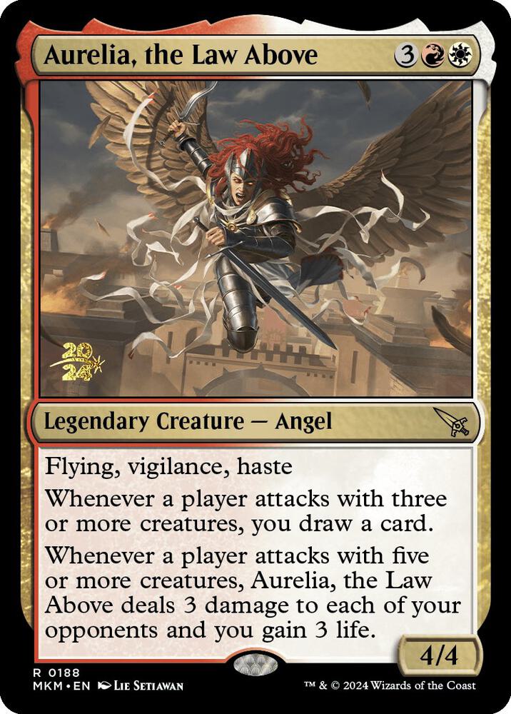 Aurelia, the Law Above 188 (Prerelease Cards)  - PreRelease Foil | Good Games Adelaide SA