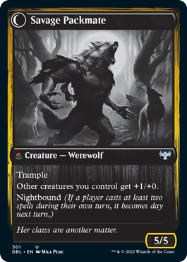 Child of the Pack // Savage Packmate [Innistrad: Double Feature] | Good Games Adelaide SA