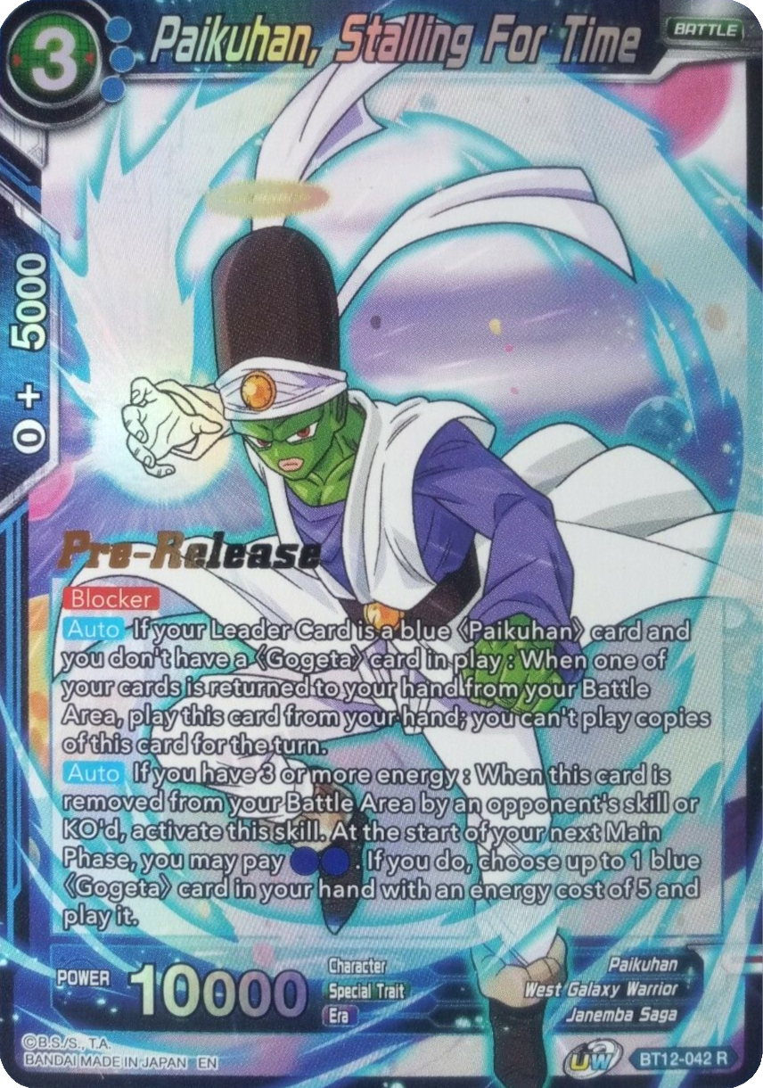 Paikuhan, Stalling for Time (Vicious Rejuvenation) [BT12-042] | Good Games Adelaide SA