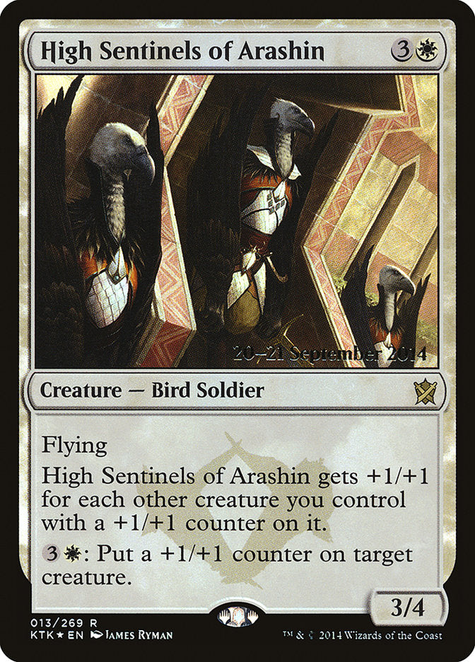 High Sentinels of Arashin [Khans of Tarkir Promos] | Good Games Adelaide SA