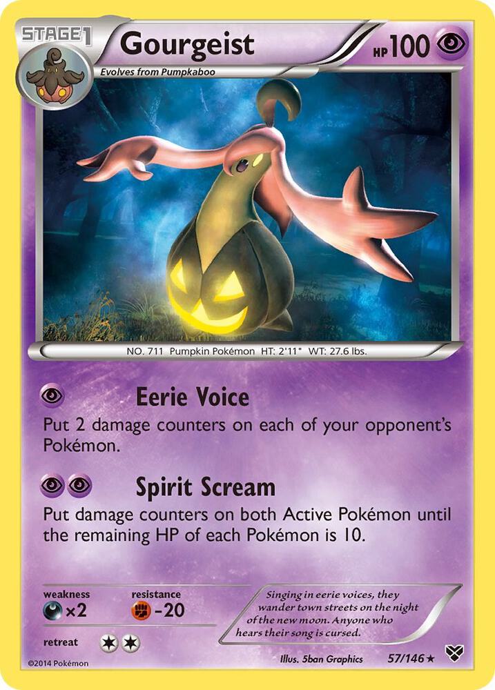 Gourgeist 57/146 (XY Base Set)  - Holofoil | Good Games Adelaide SA