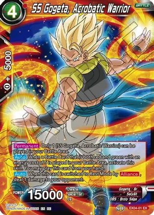 SS Gogeta, Acrobatic Warrior [EX04-01] | Good Games Adelaide SA
