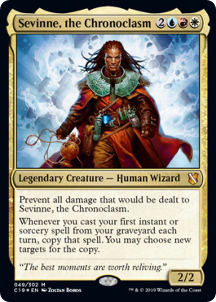 Sevinne, the Chronoclasm 49 (Oversize Cards)  - Foil | Good Games Adelaide SA