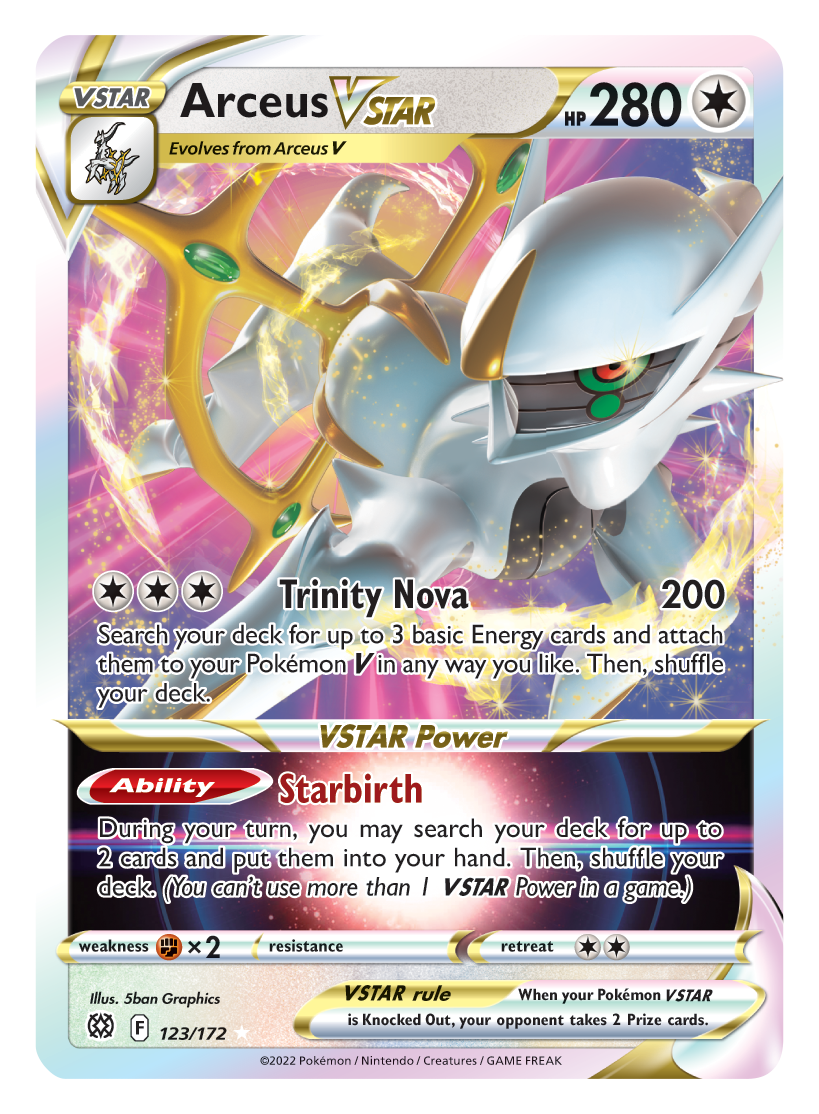 Arceus VSTAR (123/172) [Sword & Shield: Brilliant Stars] | Good Games Adelaide SA