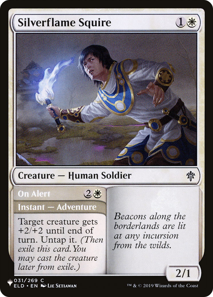 Silverflame Squire [The List Reprints] | Good Games Adelaide SA
