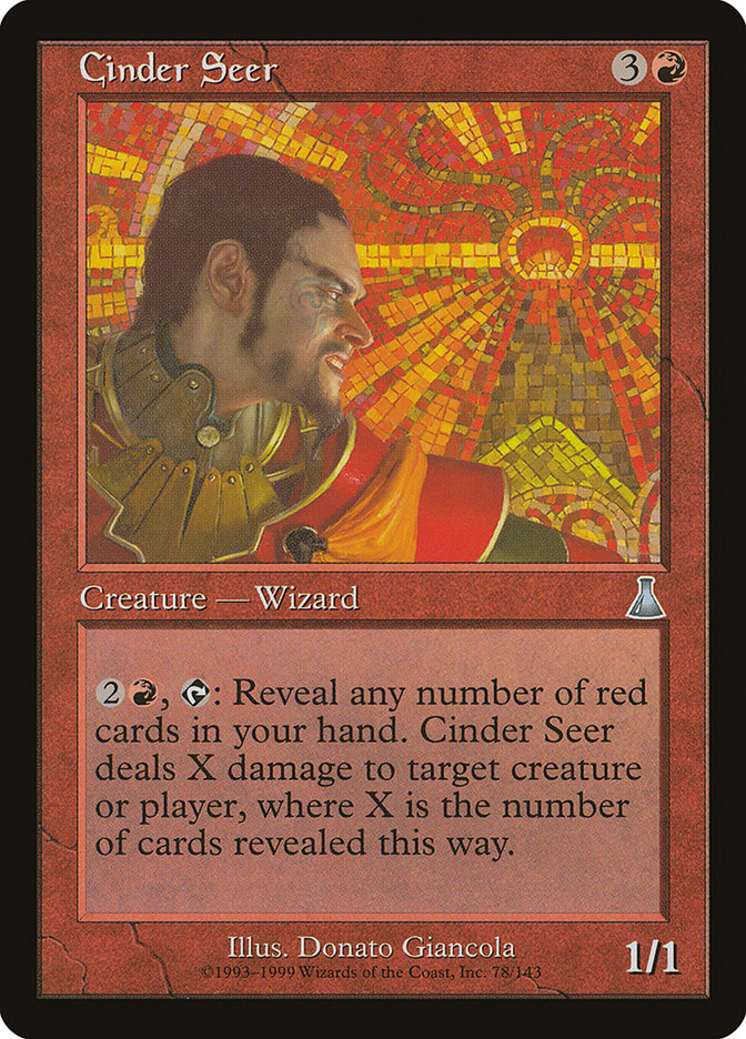 Cinder Seer 78 (Urza's Destiny)  | Good Games Adelaide SA