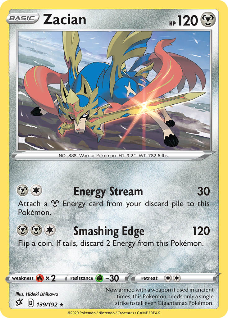 Zacian (139/192) [Sword & Shield: Rebel Clash] | Good Games Adelaide SA