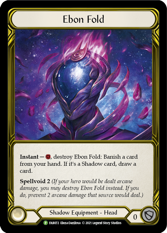 Ebon Fold (Golden) [FAB072] (Promo)  Cold Foil | Good Games Adelaide SA