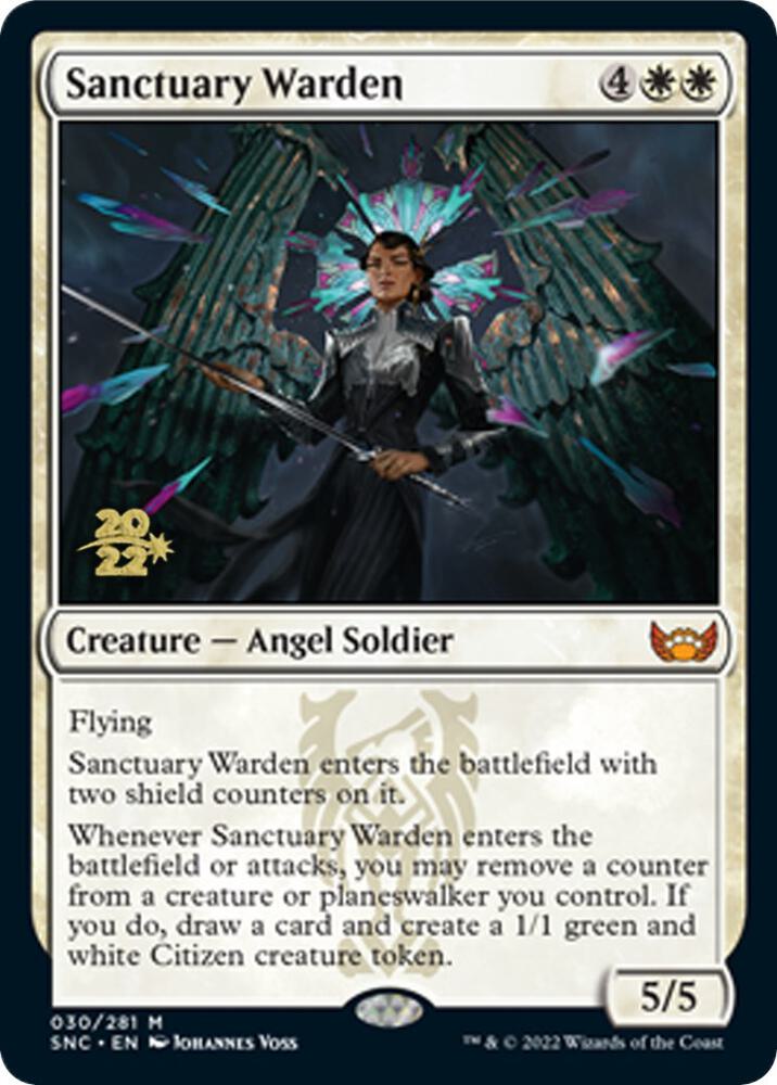 Sanctuary Warden 30 (Prerelease Cards)  - Foil | Good Games Adelaide SA