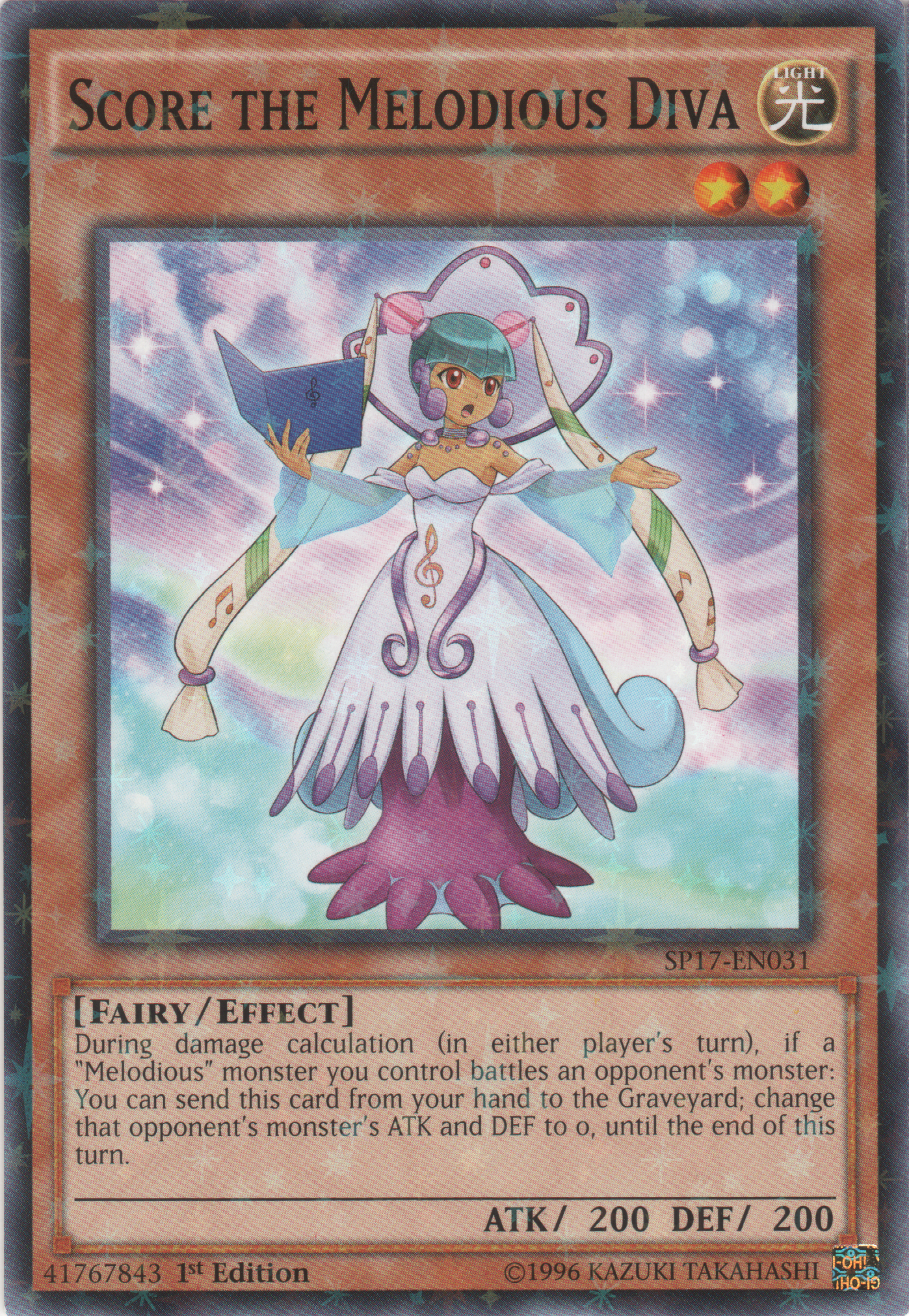 Score the Melodious Diva [SP17-EN031] Starfoil Rare | Good Games Adelaide SA