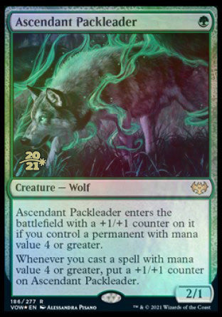 Ascendant Packleader [Innistrad: Crimson Vow Prerelease Promos] | Good Games Adelaide SA