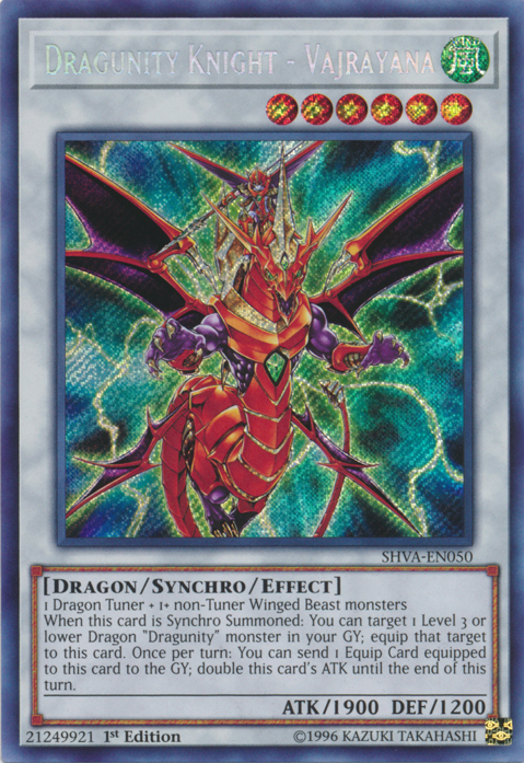 Dragunity Knight - Vajrayana [SHVA-EN050] Secret Rare | Good Games Adelaide SA