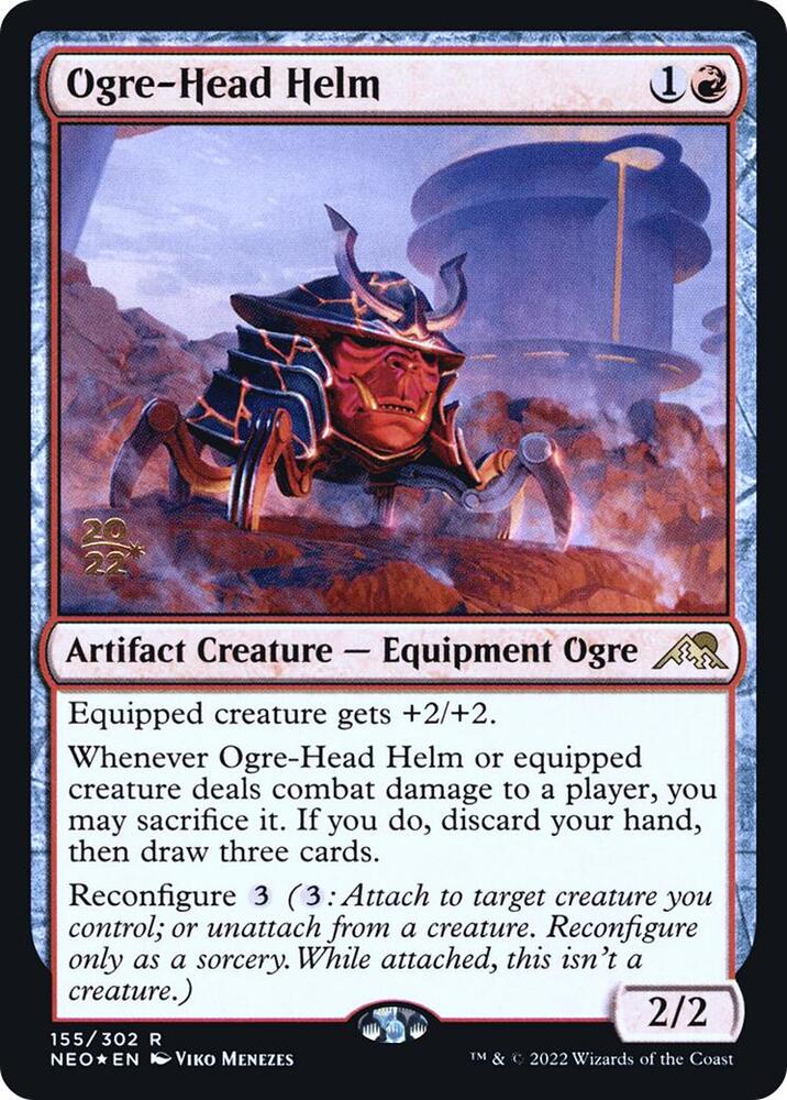 Ogre Head Helm 155 (Prerelease Cards)  - Foil | Good Games Adelaide SA