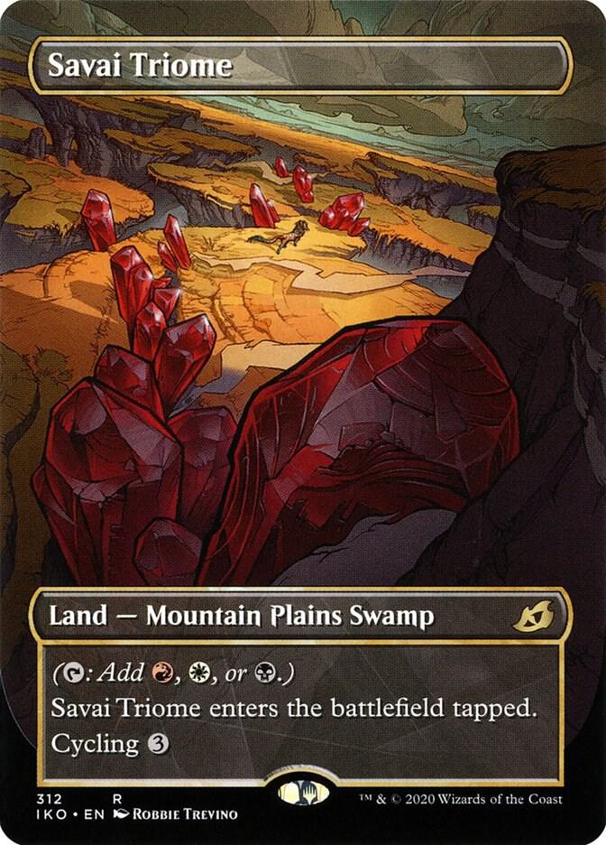 Savai Triome 312 (Ikoria: Lair of Behemoths)  - Foil | Good Games Adelaide SA