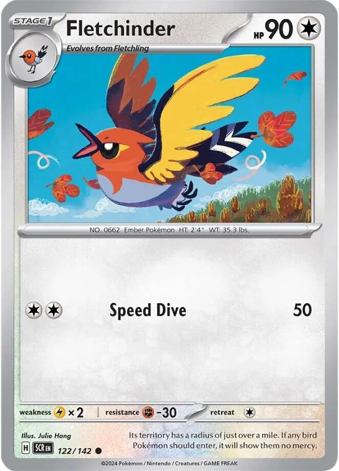 Fletchinder 122/142 (SV07: Stellar Crown)  | Good Games Adelaide SA