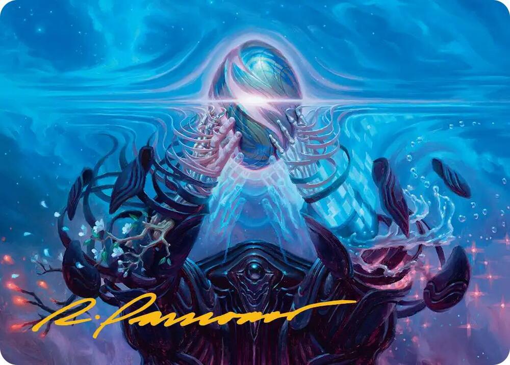 The Endstone Art Card Gold Stamped Signature 28 (Art Series: Edge of Eternities)  | Good Games Adelaide SA