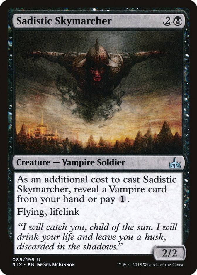 Sadistic Skymarcher 85 (Rivals of Ixalan)  - Foil | Good Games Adelaide SA