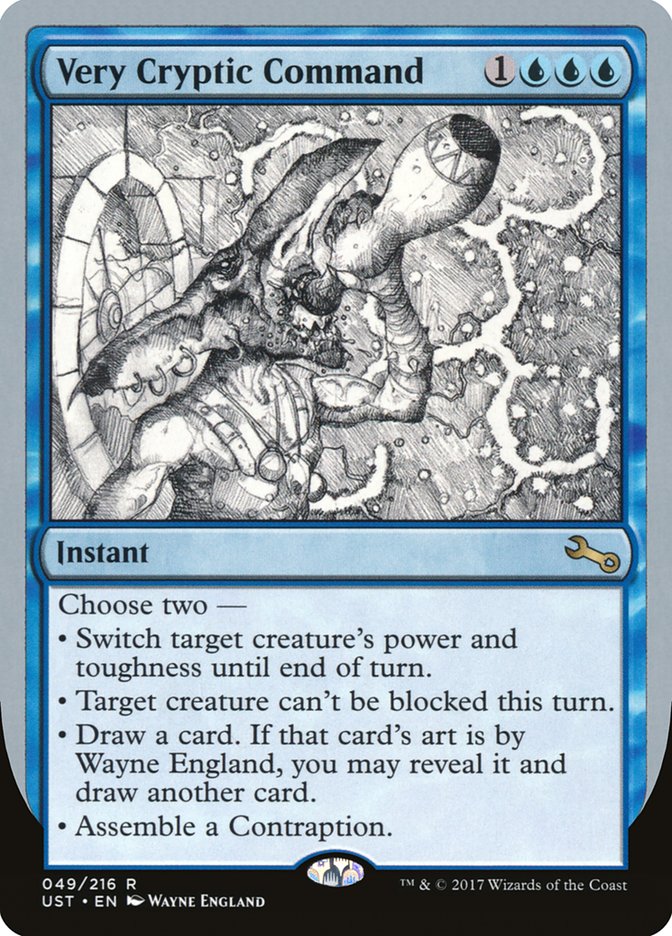 Very Cryptic Command (Black and White Art) [Unstable] | Good Games Adelaide SA