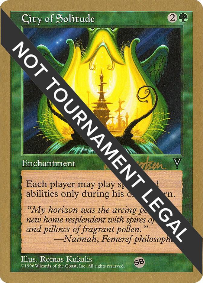 City of Solitude 1997 Svend Geertsen VIS SB sg102sb/131 (World Championship Decks)  | Good Games Adelaide SA