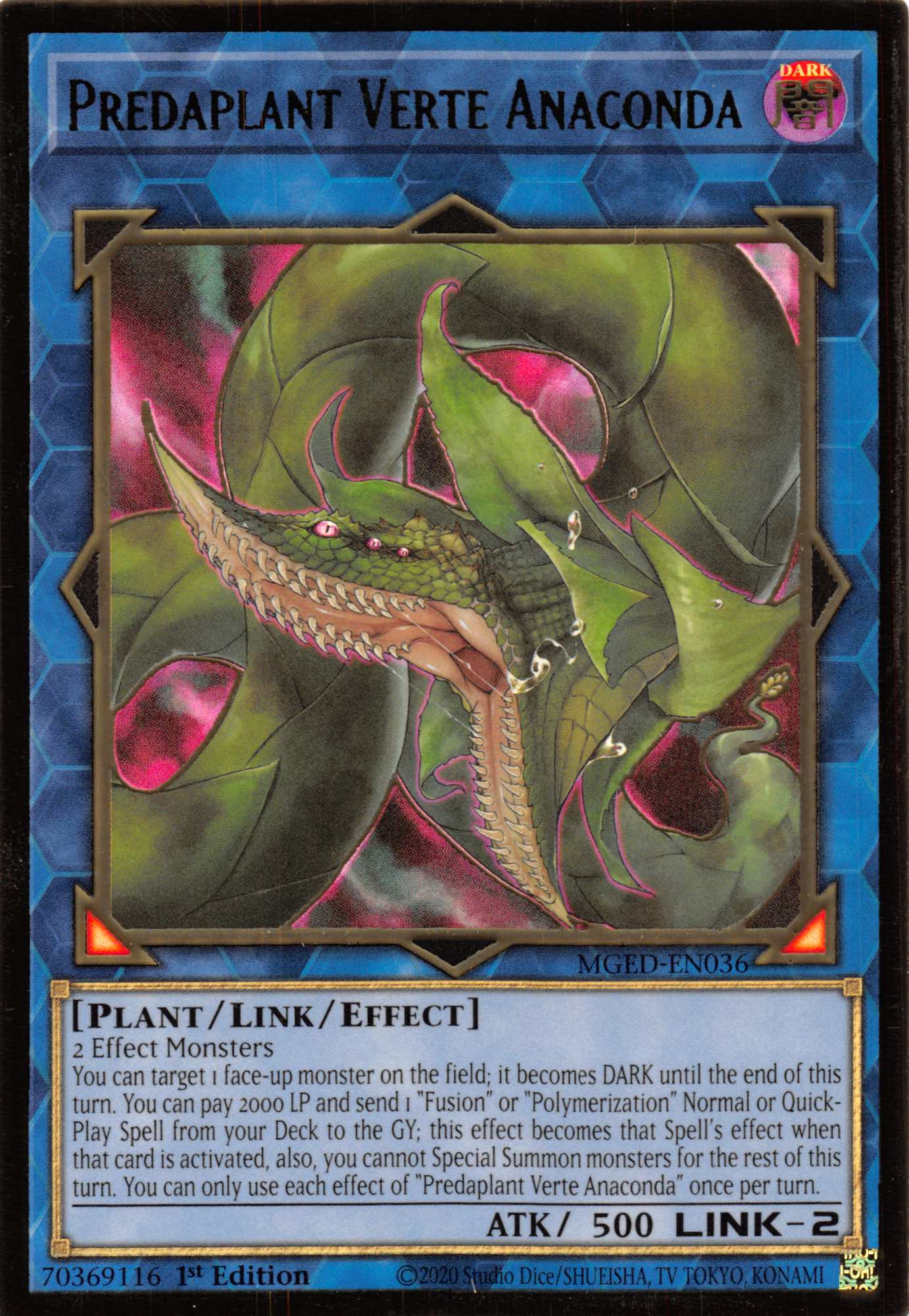 Predaplant Verte Anaconda [MGED-EN036] Gold Rare | Good Games Adelaide SA