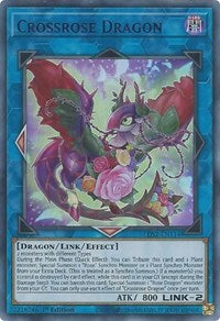 Crossrose Dragon (Purple) [LDS2-EN114] Ultra Rare | Good Games Adelaide SA