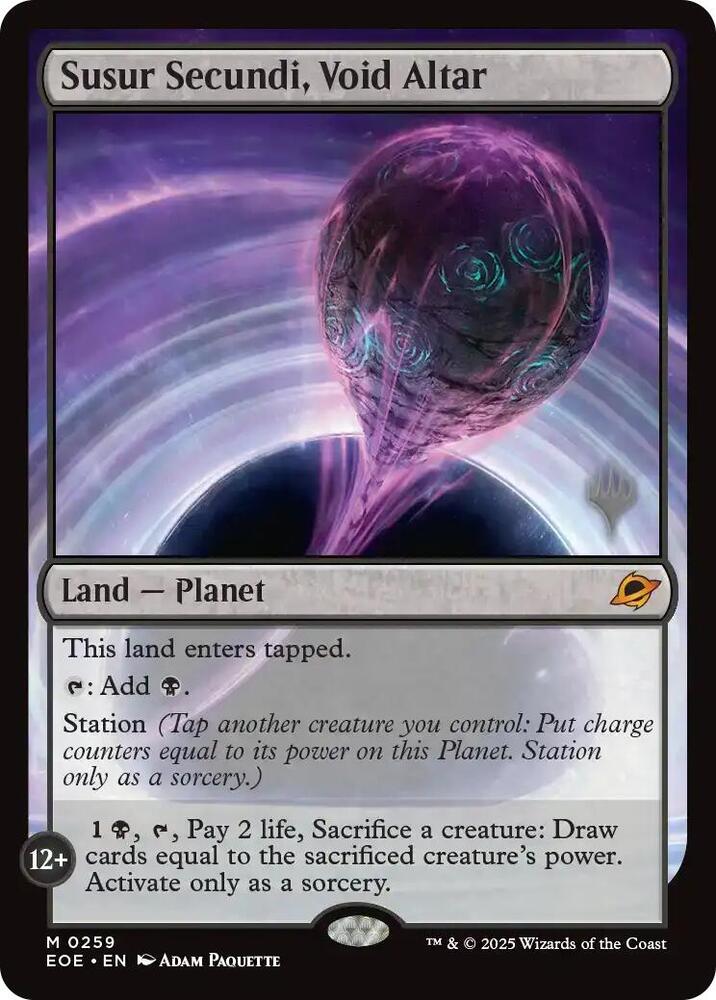 Susur Secundi Void Altar 259 (Promo Pack: Edge of Eternities)  - Foil | Good Games Adelaide SA