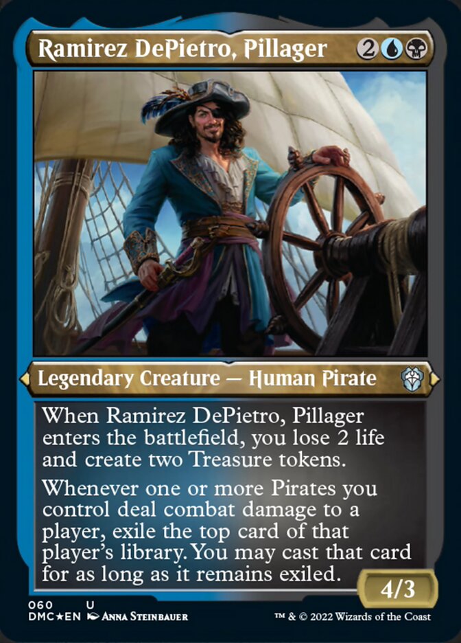 Ramirez DePietro, Pillager (Foil Etched) [Dominaria United Commander] | Good Games Adelaide SA