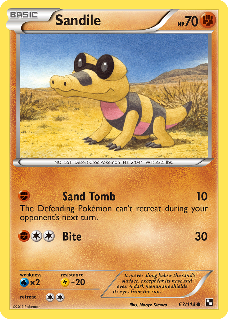 Sandile (63/114) [Black & White: Base Set] | Good Games Adelaide SA