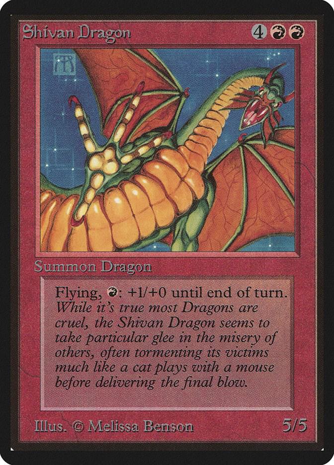 Shivan Dragon 175/302 (Beta Edition)  | Good Games Adelaide SA