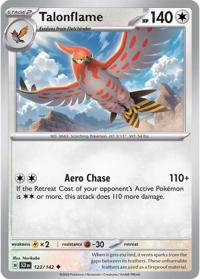 Talonflame 123/142 (SV07: Stellar Crown)  | Good Games Adelaide SA