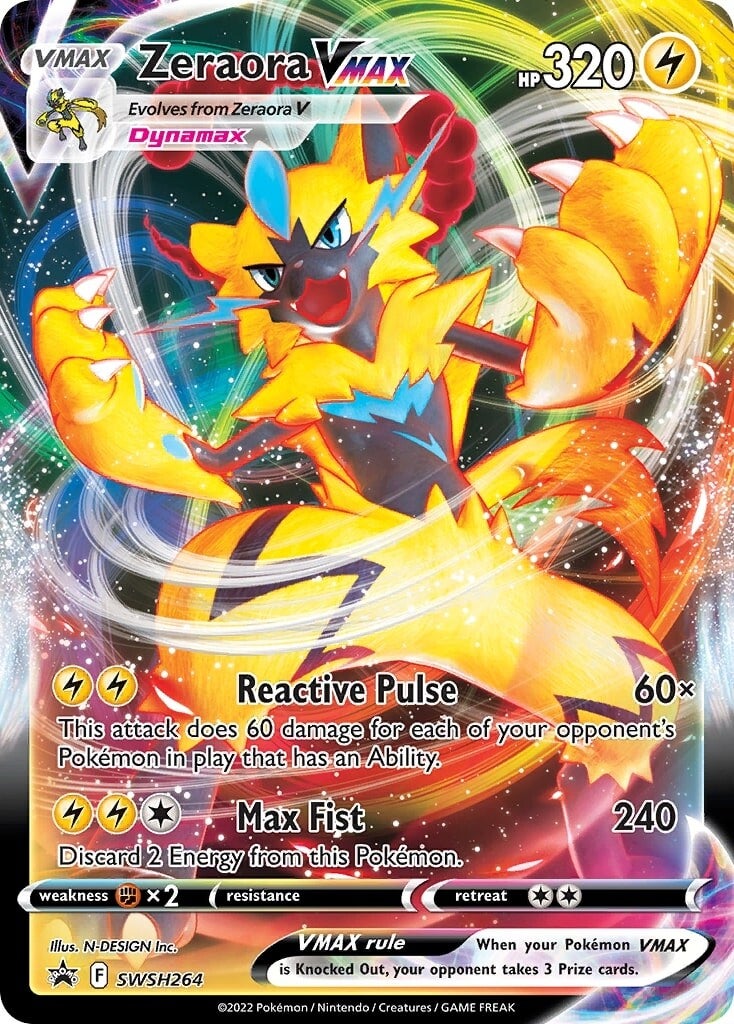 Zeraora VMAX (SWSH264) [Sword & Shield: Black Star Promos] | Good Games Adelaide SA