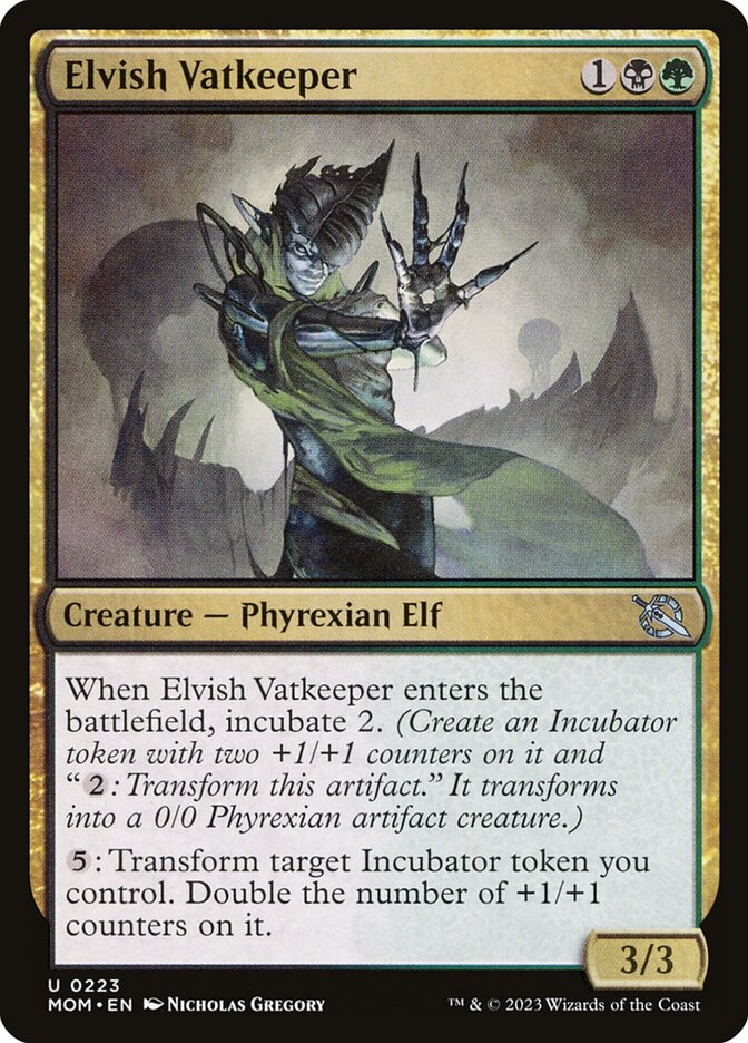 Elvish Vatkeeper 223 (March of the Machine)  - Foil | Good Games Adelaide SA