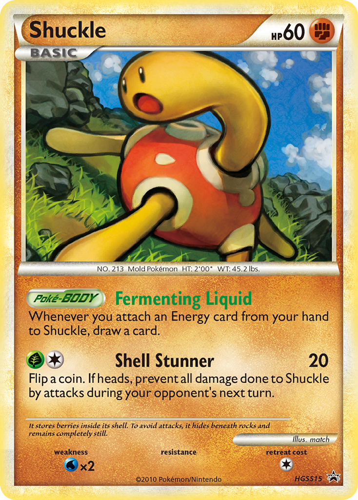 Shuckle (HGSS15) [HeartGold & SoulSilver: Black Star Promos] | Good Games Adelaide SA