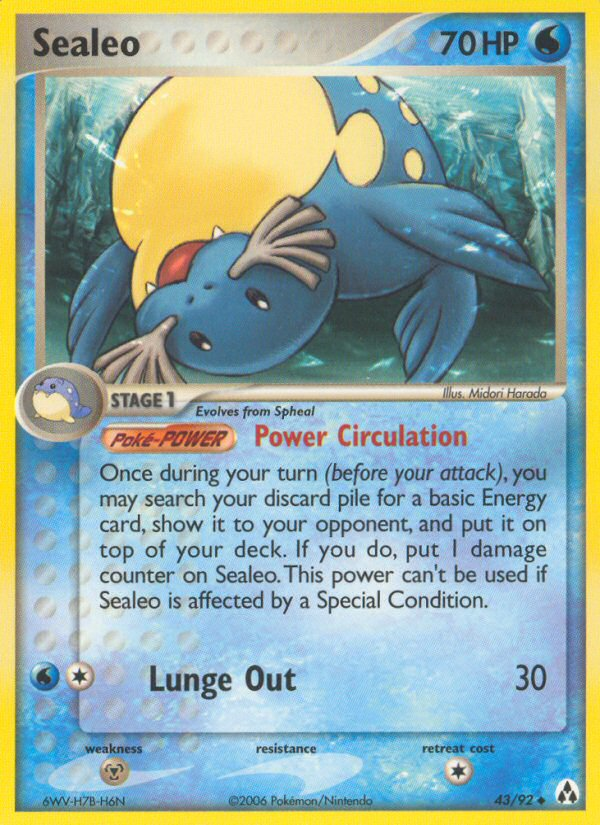 Sealeo (43/92) [EX: Legend Maker] | Good Games Adelaide SA